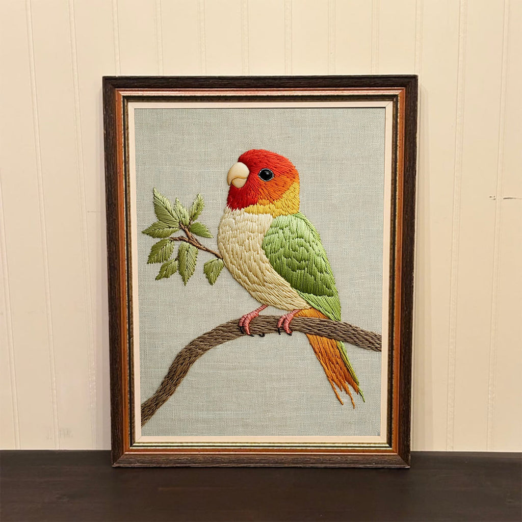 Rubbyoo Embroidery Kit- Small Cute Bird - image 2