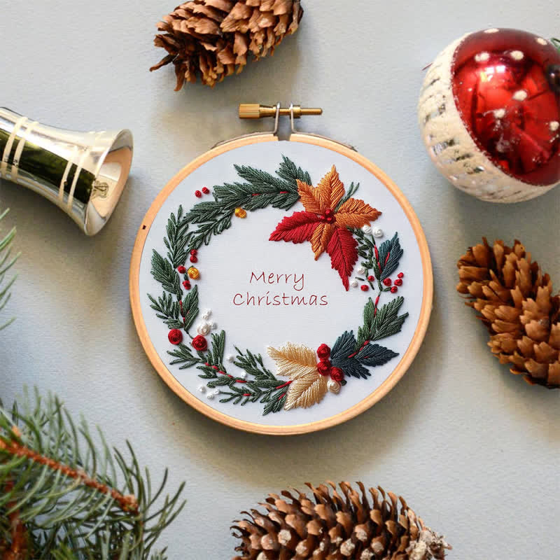 Rubbyoo Embroidery Kit - Christmas Garland - image 1