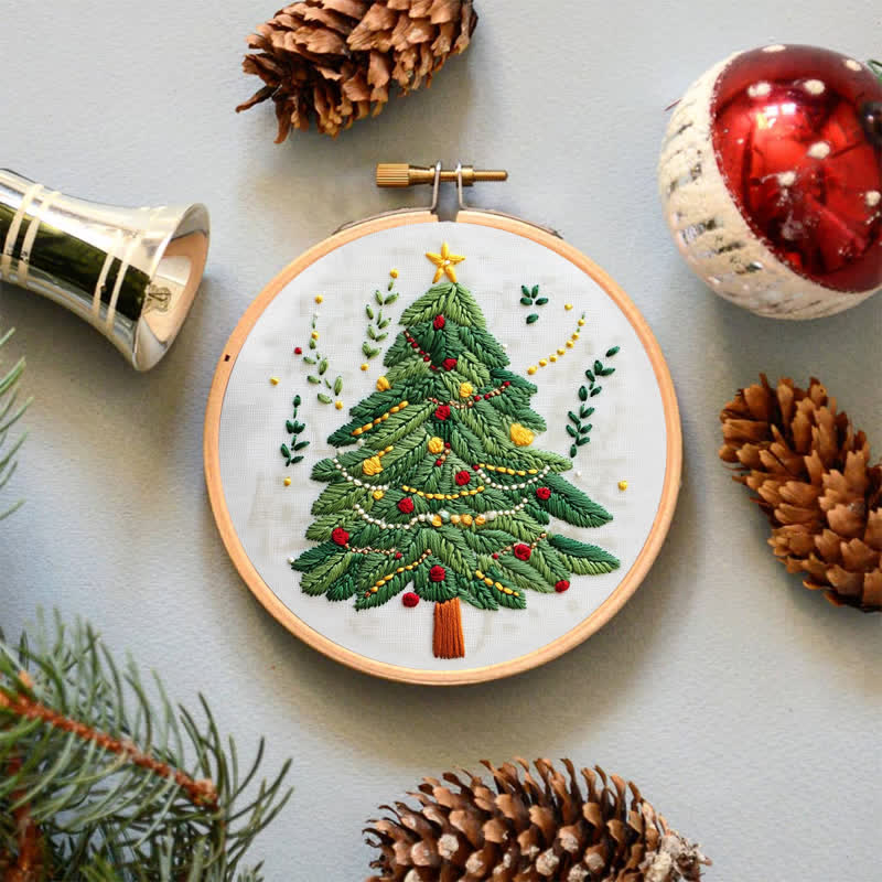 Rubbyoo Embroidery Kit - Cute Christmas Tree - image 2