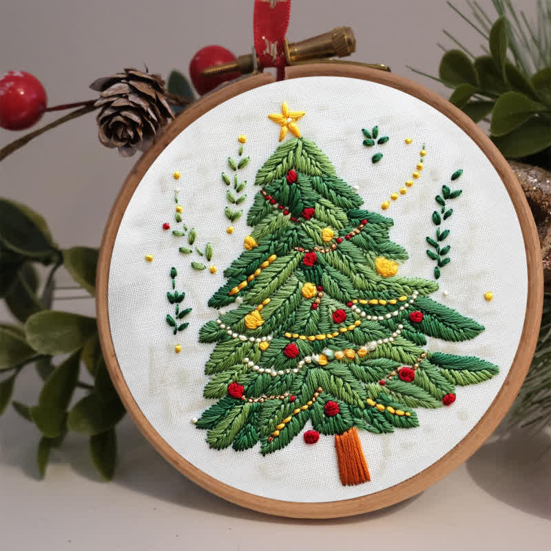 Rubbyoo Embroidery Kit - Cute Christmas Tree - image 4