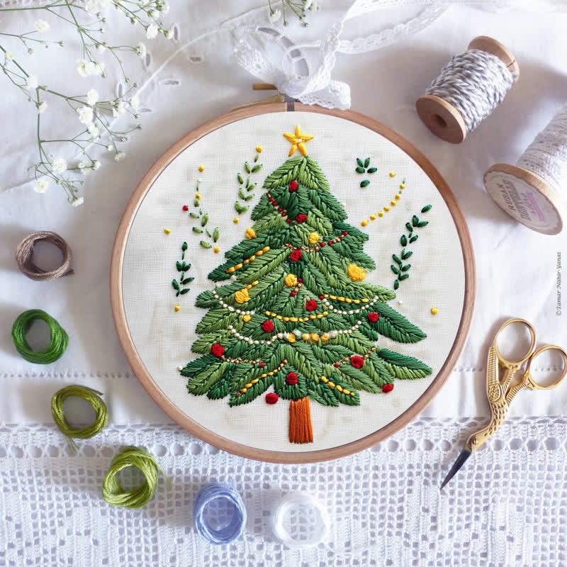 Rubbyoo Embroidery Kit - Cute Christmas Tree - image 5