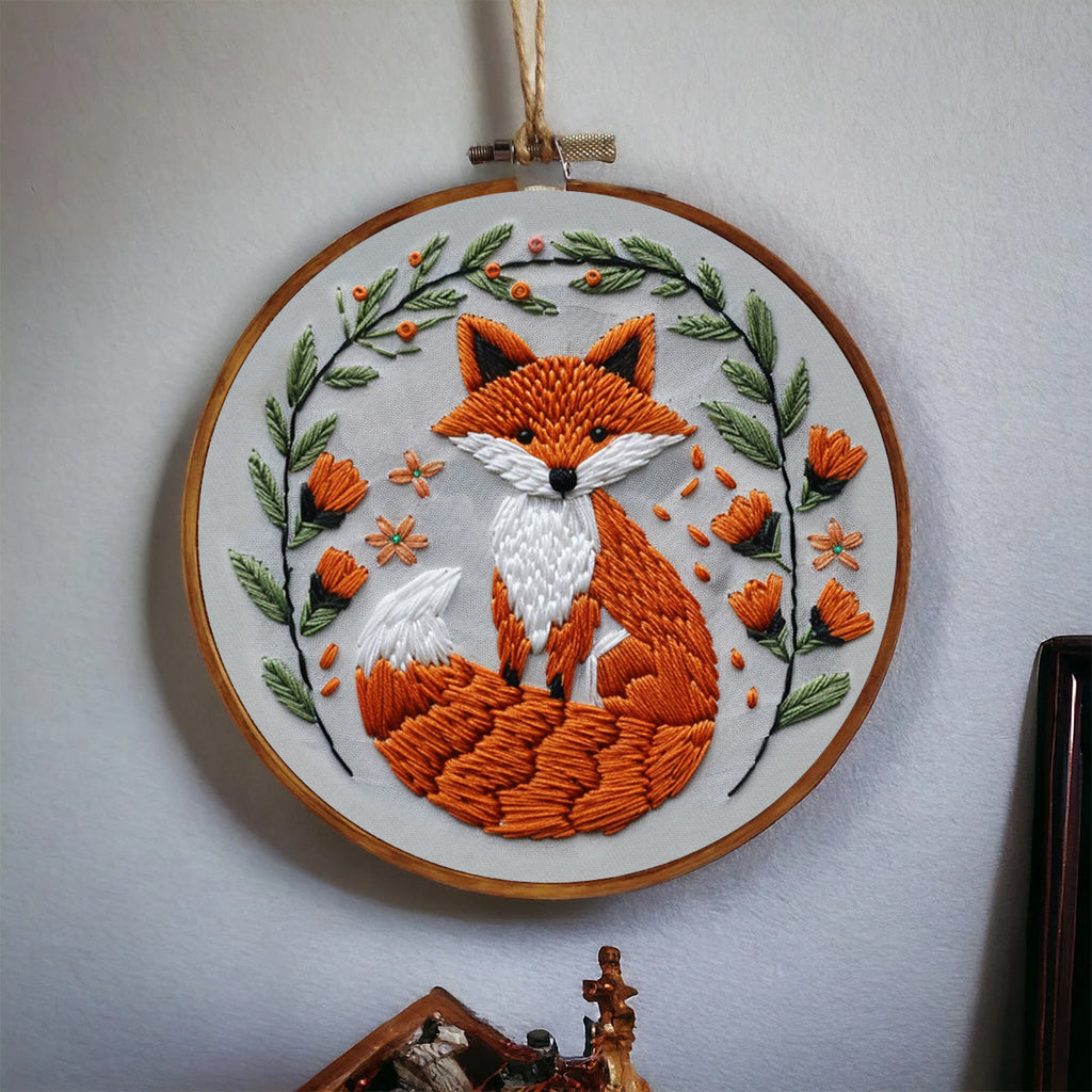 Rubbyoo Embroidery Kit - Big Tail Fox - image 4