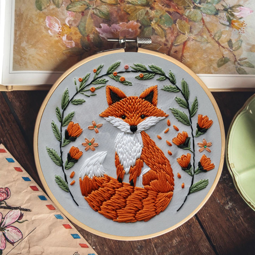 Rubbyoo Embroidery Kit - Big Tail Fox - image 8