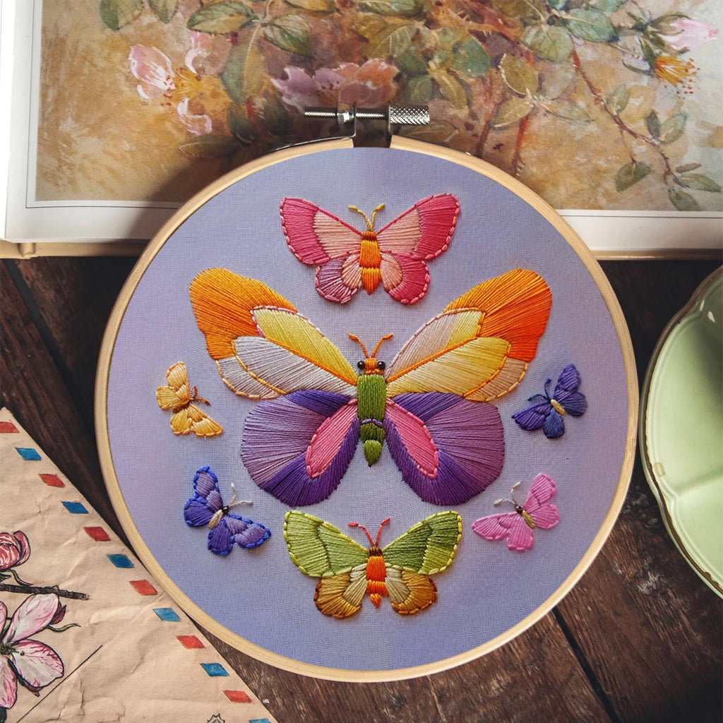 Rubbyoo Embroidery Kit -  Colorful Butterfly - image 7