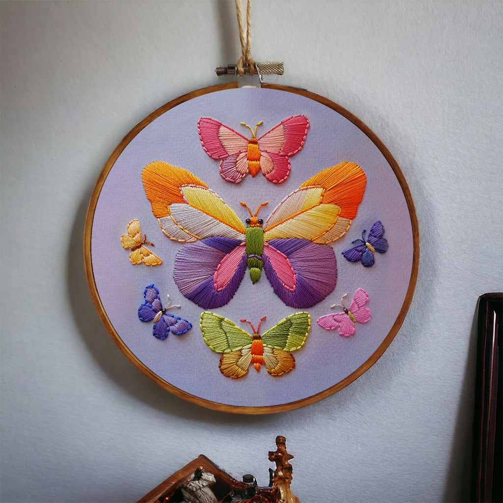 Rubbyoo Embroidery Kit -  Colorful Butterfly - image 4