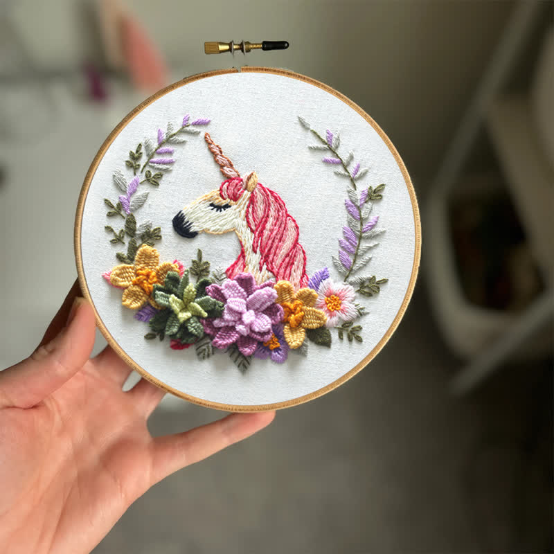 Rubbyoo Embroidery Kit - Unicorn - image 3