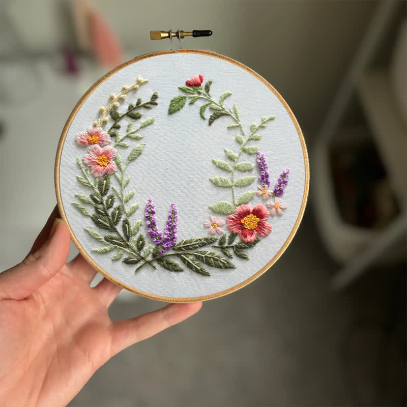 Rubbyoo Embroidery Kit - Wildflowers Indian Summer - image 4