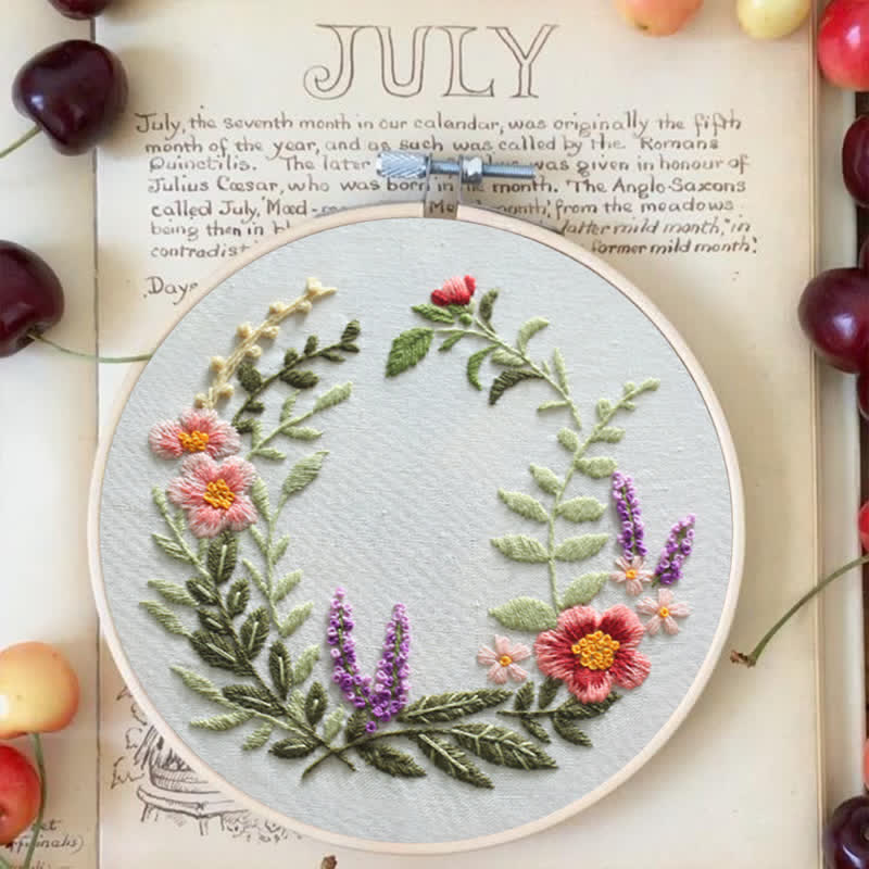 Rubbyoo Embroidery Kit - Wildflowers Indian Summer - image 6