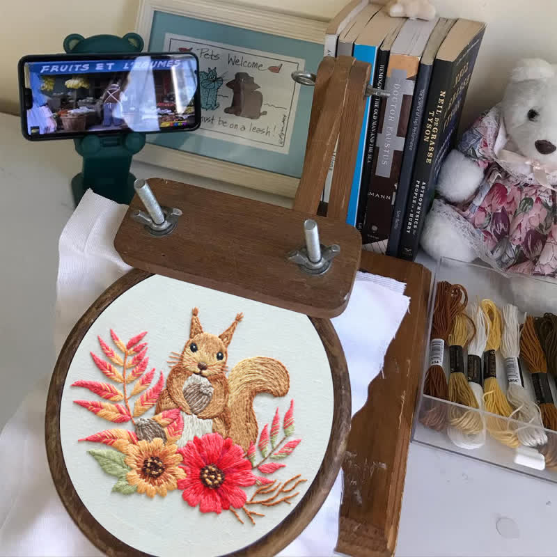 Rubbyoo Embroidery Kit - Squirrel - image 8