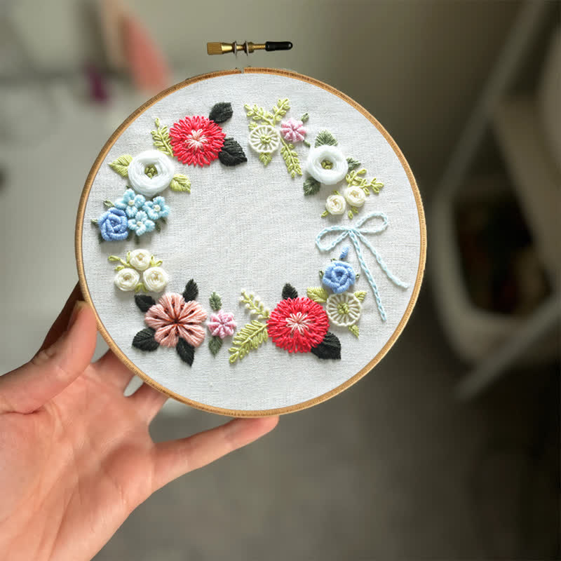 Rubbyoo Embroidery Kit - Retro Floral - image 4