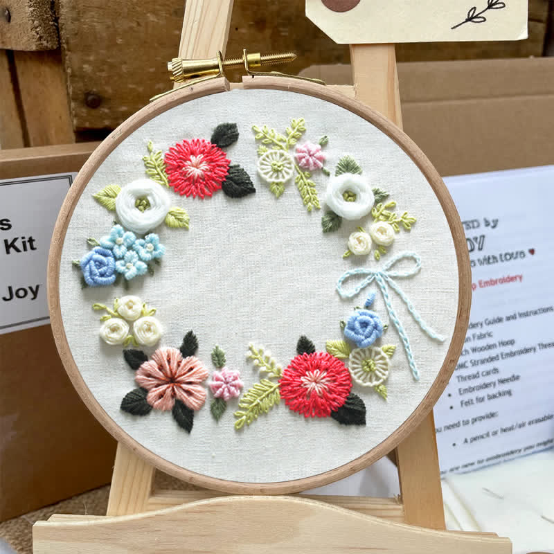 Rubbyoo Embroidery Kit - Retro Floral - image 11