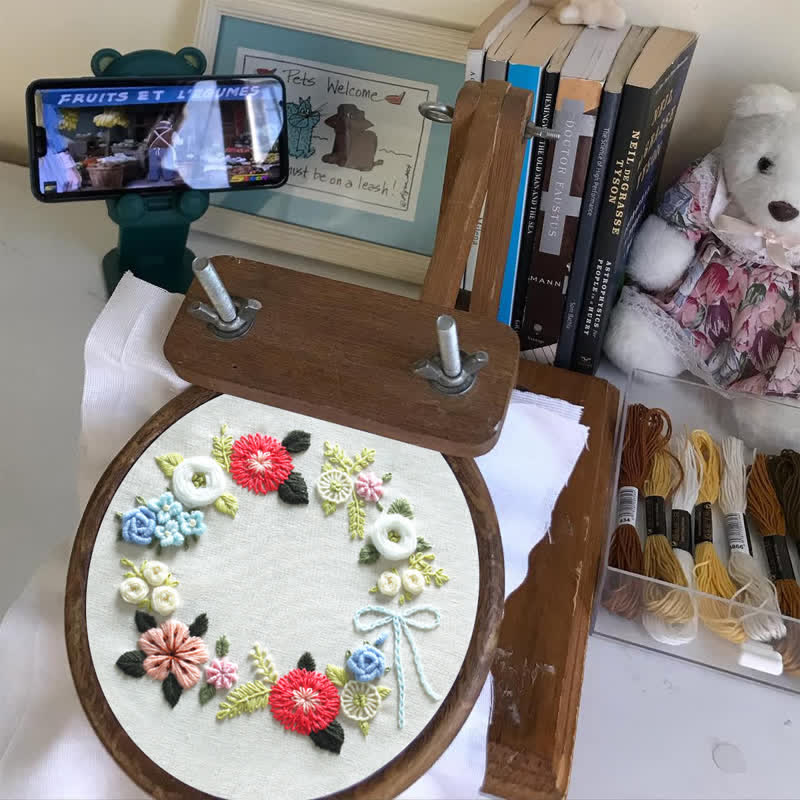Rubbyoo Embroidery Kit - Retro Floral - image 8