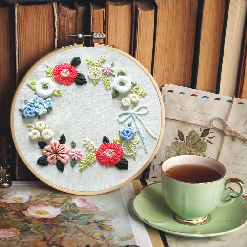 Rubbyoo Embroidery Kit - Retro Floral - image 13
