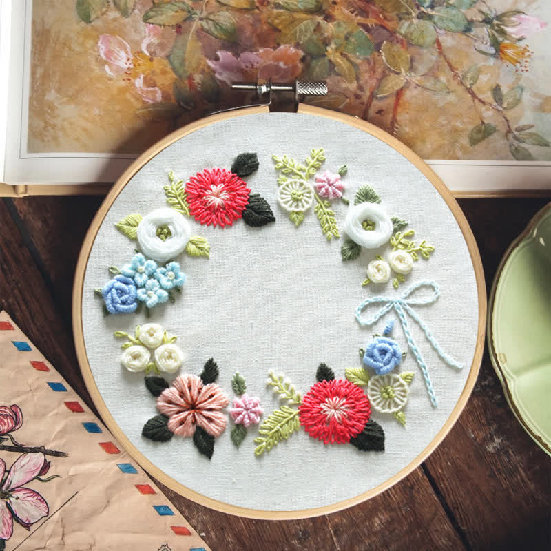 Rubbyoo Embroidery Kit - Retro Floral - image 16