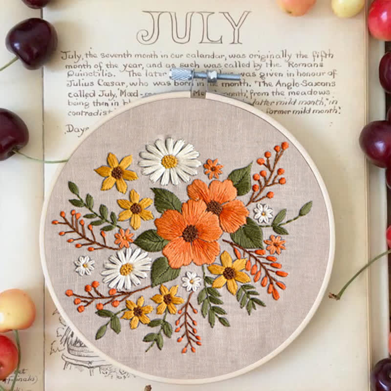Rubbyoo Embroidery Kit - Spring Flowers - image 6