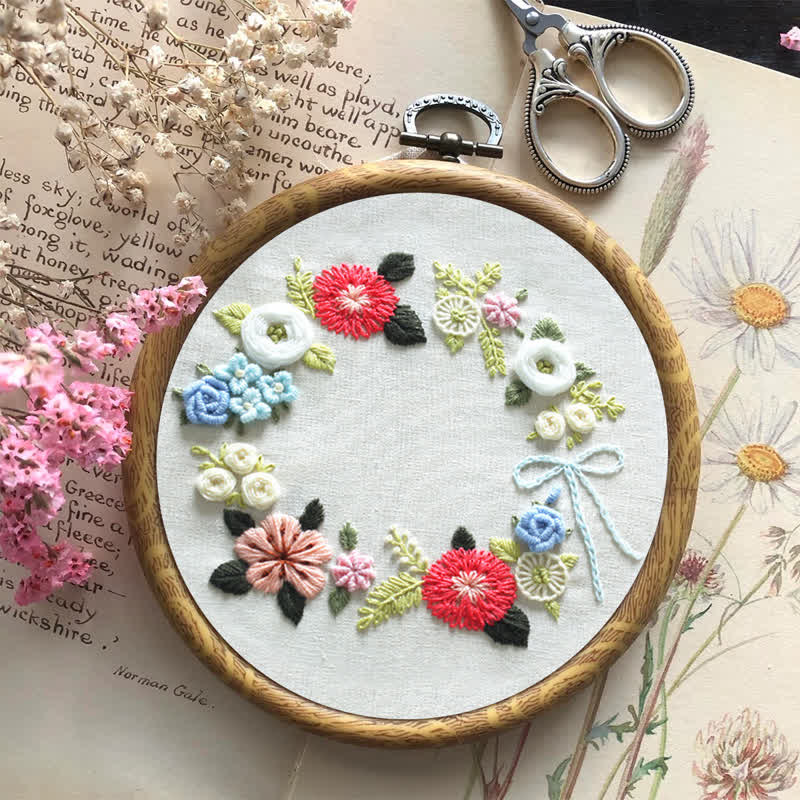 Rubbyoo Embroidery Kit - Retro Floral - image 17