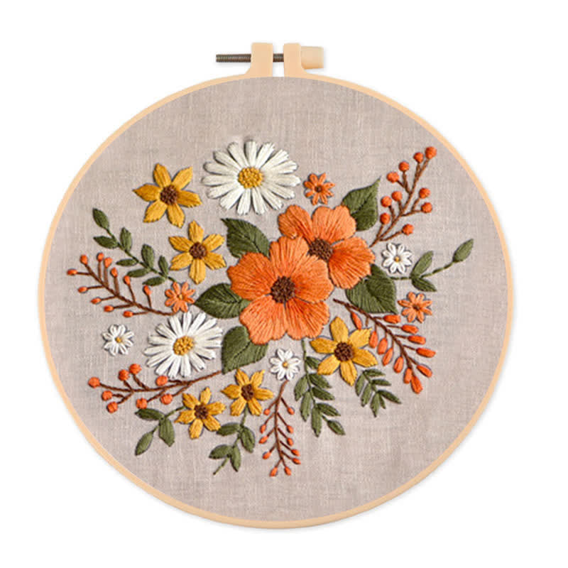 Rubbyoo Embroidery Kit - Spring Flowers - image 1