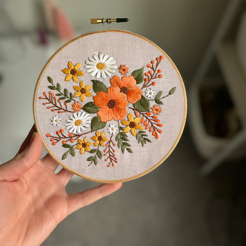 Rubbyoo Embroidery Kit - Spring Flowers - image 3