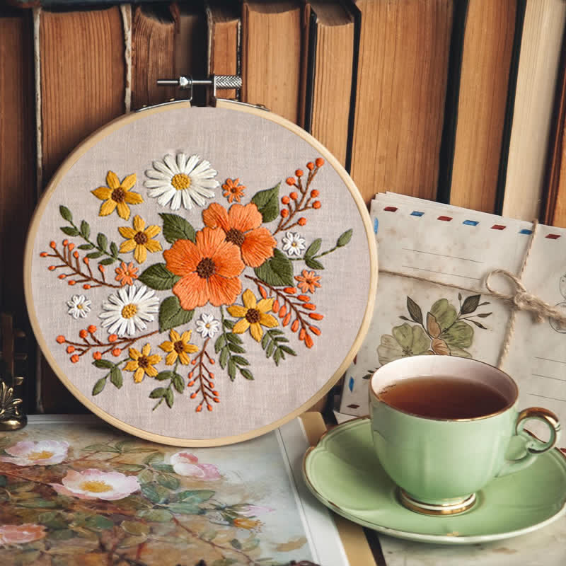 Rubbyoo Embroidery Kit - Spring Flowers - image 14