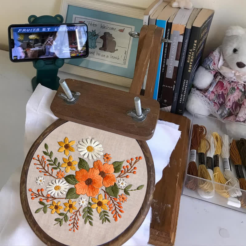 Rubbyoo Embroidery Kit - Spring Flowers - image 12