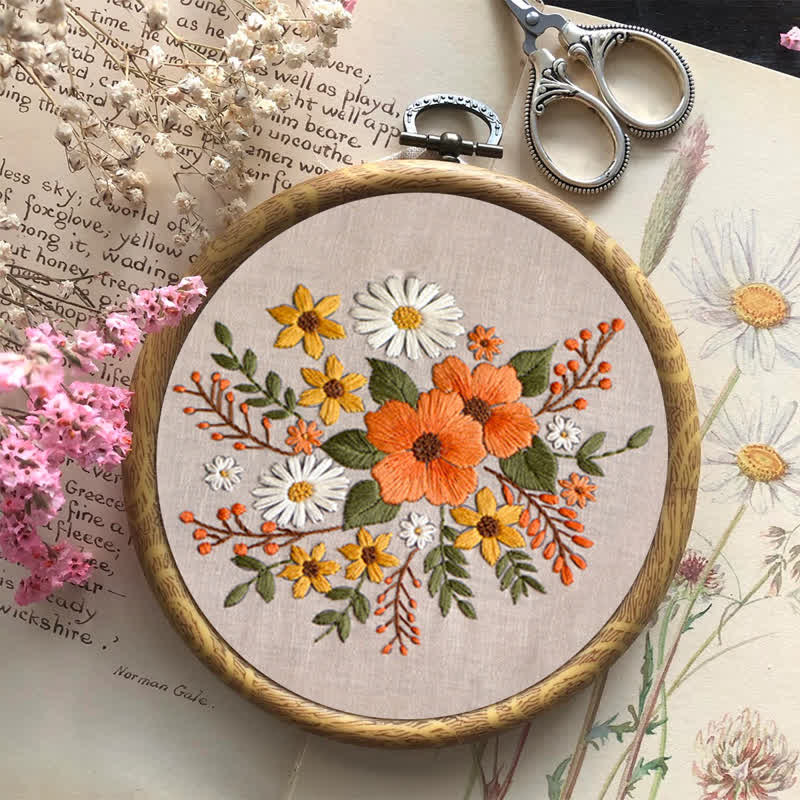 Rubbyoo Embroidery Kit - Spring Flowers - image 17
