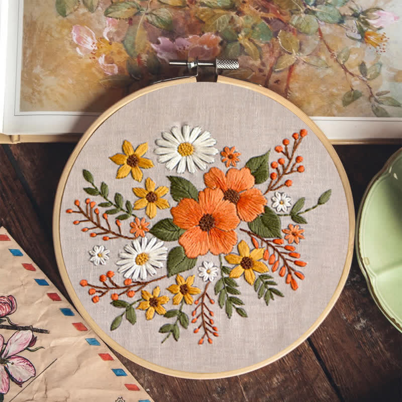 Rubbyoo Embroidery Kit - Spring Flowers - image 15