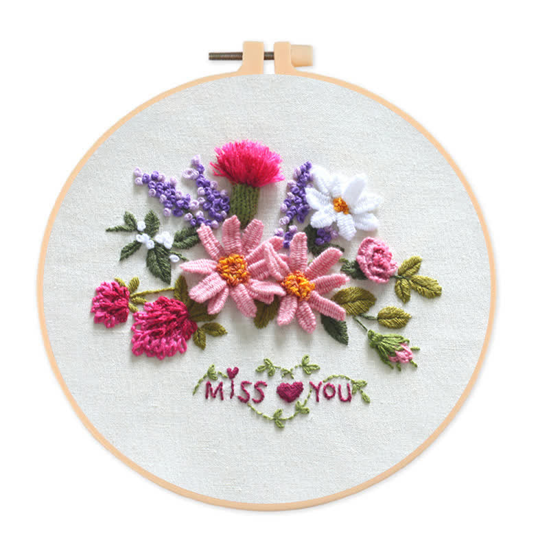 Rubbyoo Embroidery Kit - Miss You - image 2