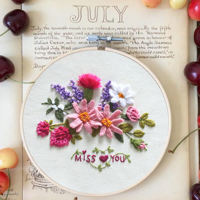Rubbyoo Embroidery Kit - Miss You - image 6