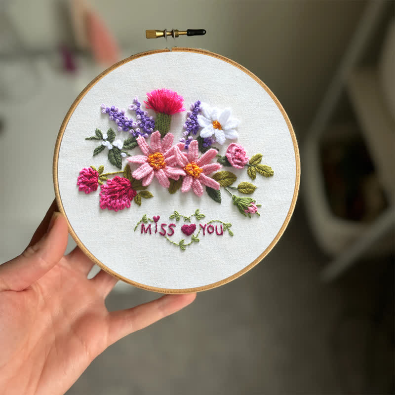 Rubbyoo Embroidery Kit - Miss You - image 4