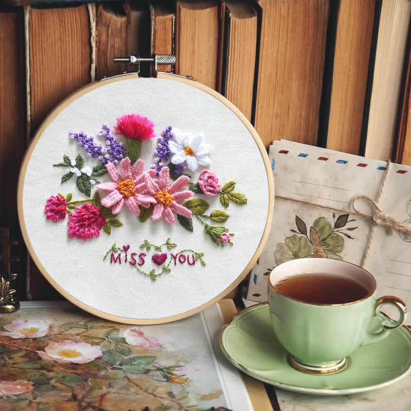 Rubbyoo Embroidery Kit - Miss You - image 11