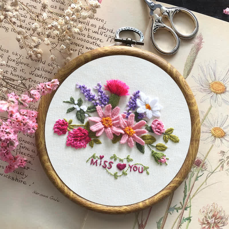 Rubbyoo Embroidery Kit - Miss You - image 18