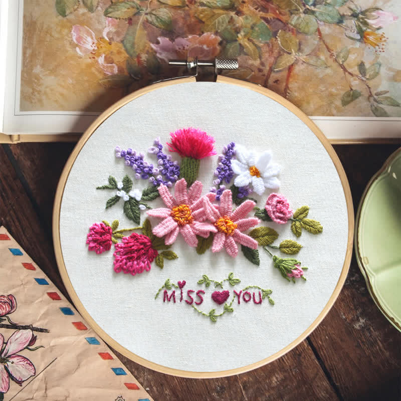 Rubbyoo Embroidery Kit - Miss You - image 16