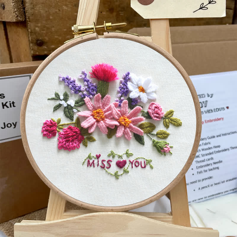 Rubbyoo Embroidery Kit - Miss You - image 14
