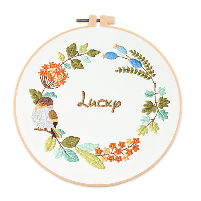 Rubbyoo Embroidery Kit - Lucky Wreath - image 1