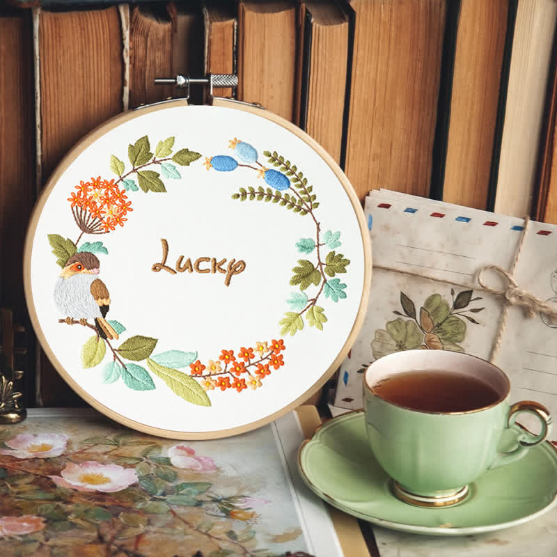 Rubbyoo Embroidery Kit - Lucky Wreath - image 16