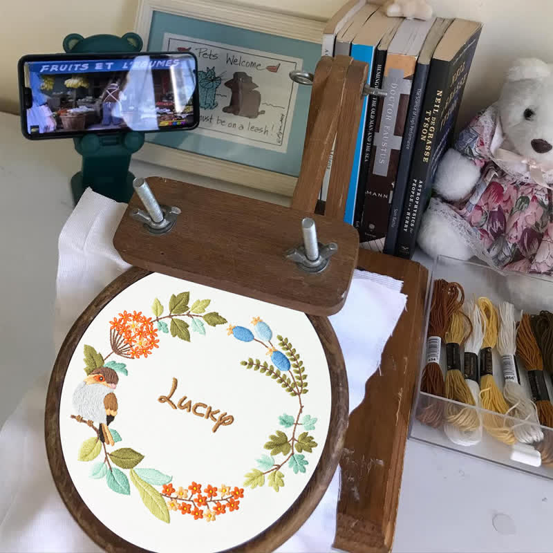Rubbyoo Embroidery Kit - Lucky Wreath - image 12