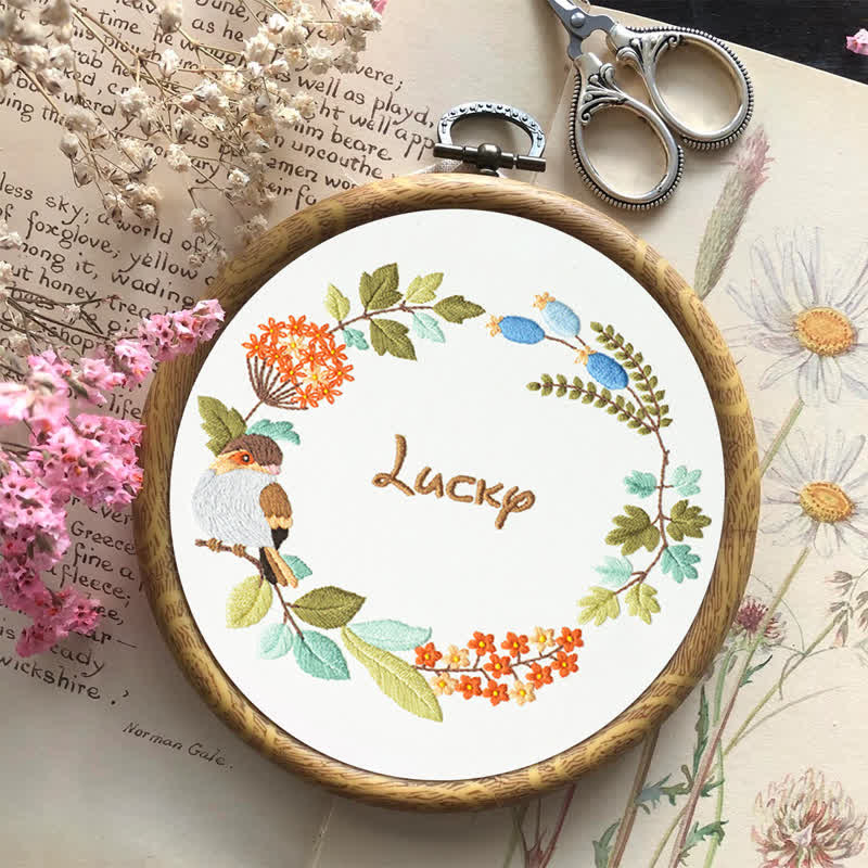 Rubbyoo Embroidery Kit - Lucky Wreath - image 18