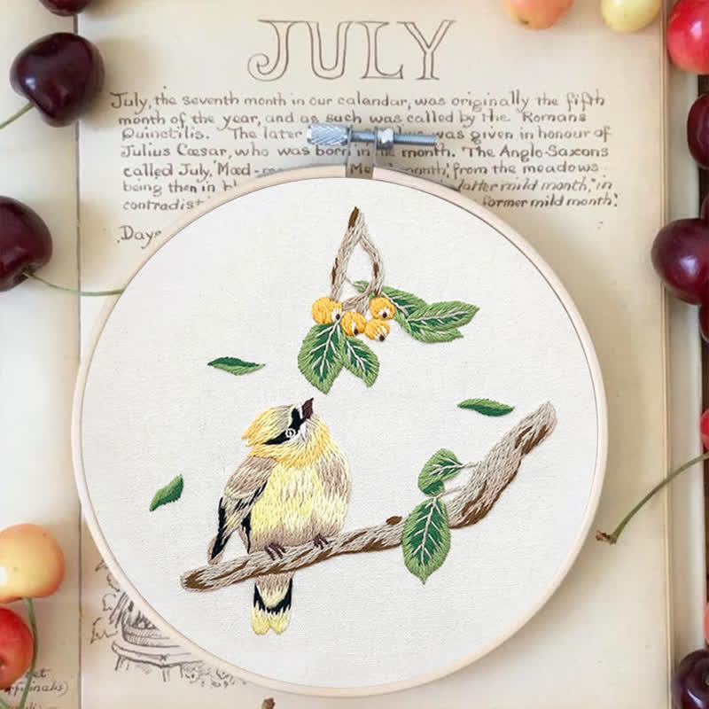 Rubbyoo Embroidery Kit - Goldfinch - image 5