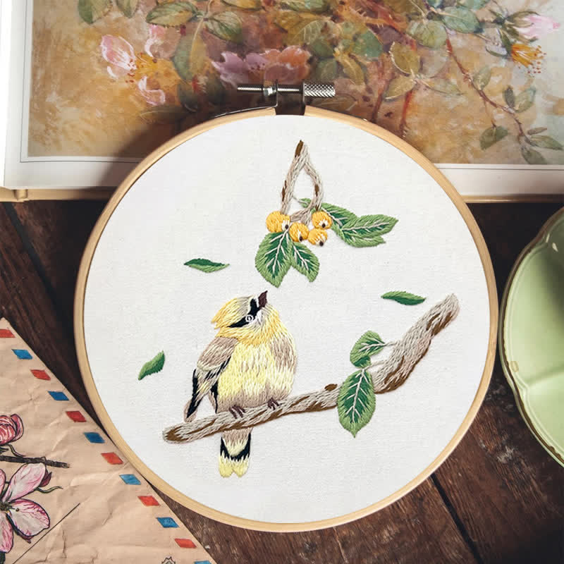 Rubbyoo Embroidery Kit - Goldfinch - image 14