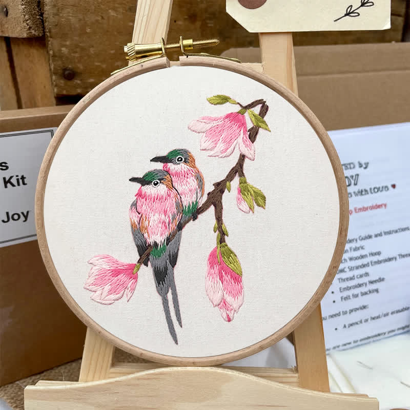 Rubbyoo Embroidery Kit - Birds On Branch - image 8