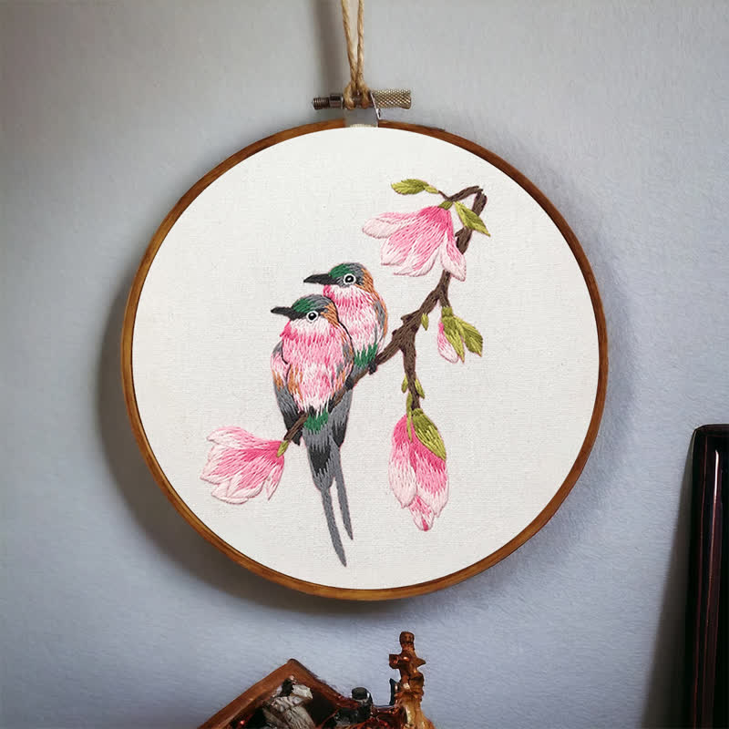 Rubbyoo Embroidery Kit - Birds On Branch - image 9
