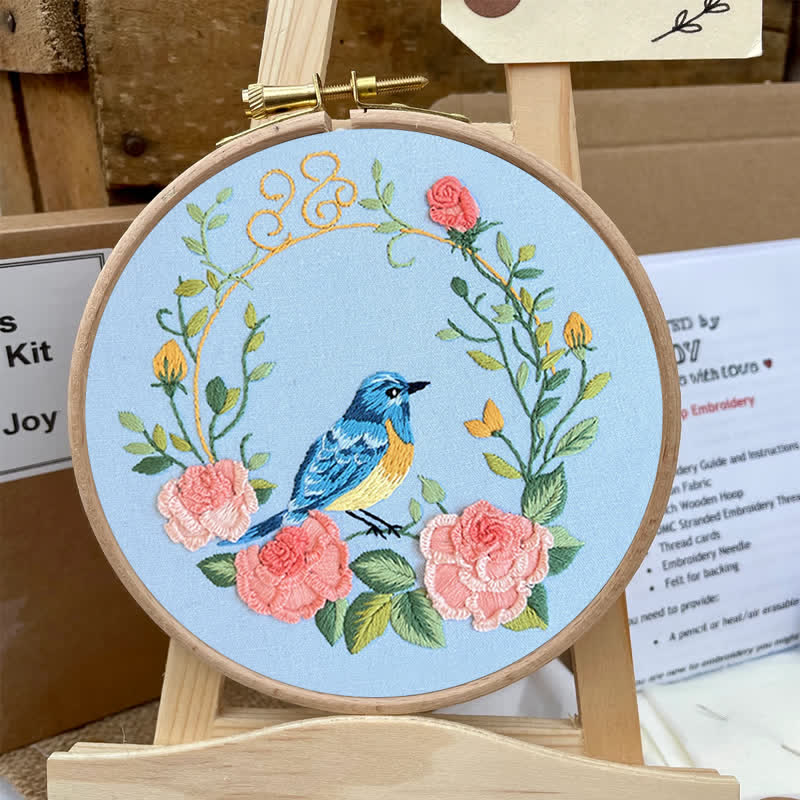 Rubbyoo Embroidery Kit -Exotic Bird-Flowers - image 14