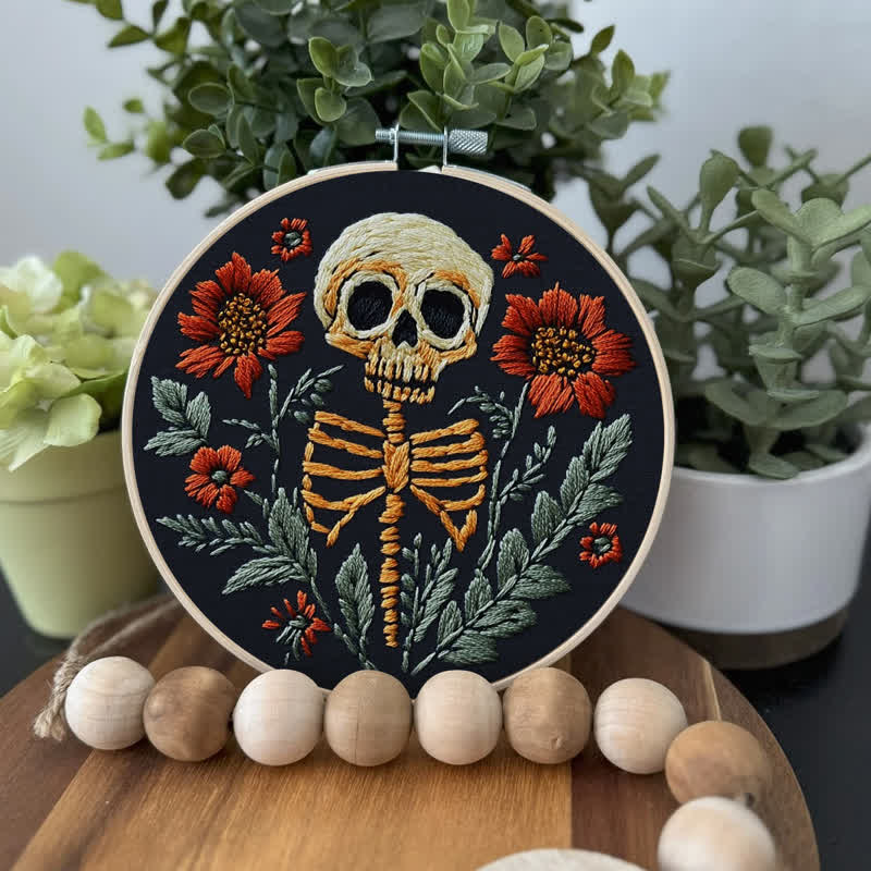 Rubbyoo Embroidery Kit - Skull - image 3