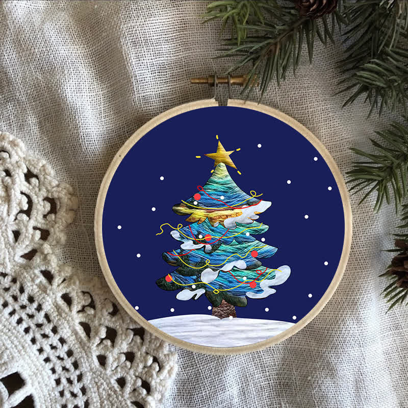 Rubbyoo Embroidery Kit - Merry Christmas Tree - image 17