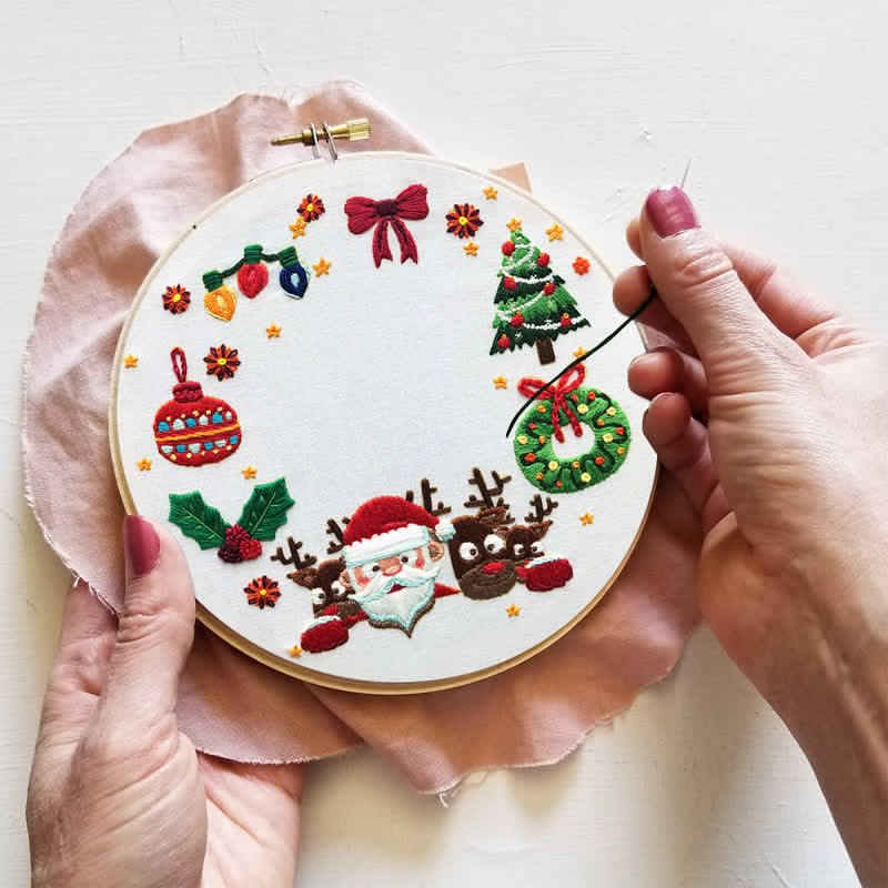 Rubbyoo Embroidery Kit - Topumt Christmas - image 7