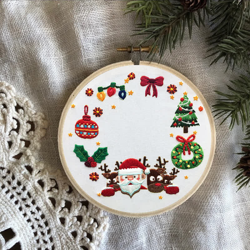 Rubbyoo Embroidery Kit - Topumt Christmas - image 17
