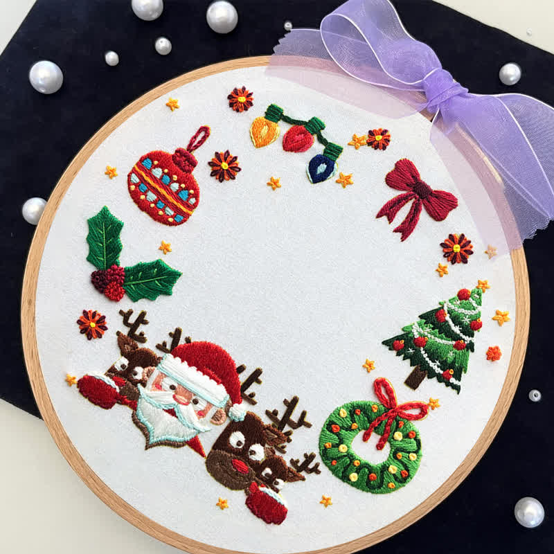Rubbyoo Embroidery Kit - Topumt Christmas - image 15