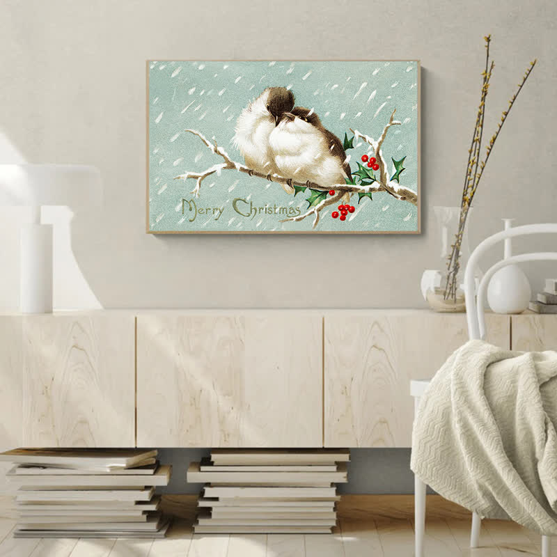 Rubbyoo Merry Christmas Birds - Wooden Jigsaw Puzzle - image 6