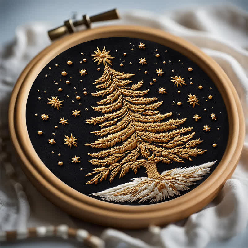 Rubbyoo Embroidery Kit - Christmas tree1 - image 11