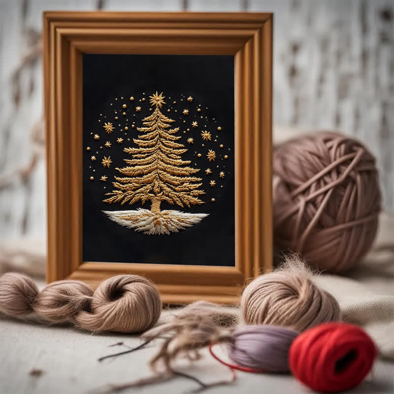 Rubbyoo Embroidery Kit - Christmas tree1 - image 5